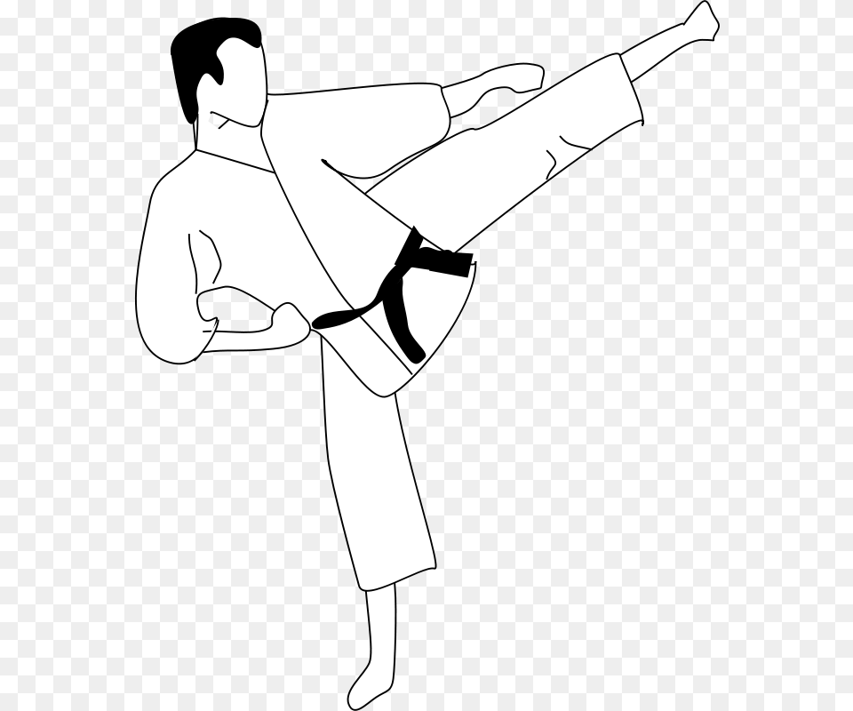 Anonymous Karate Kick, Judo, Martial Arts, Person, Sport Png Image