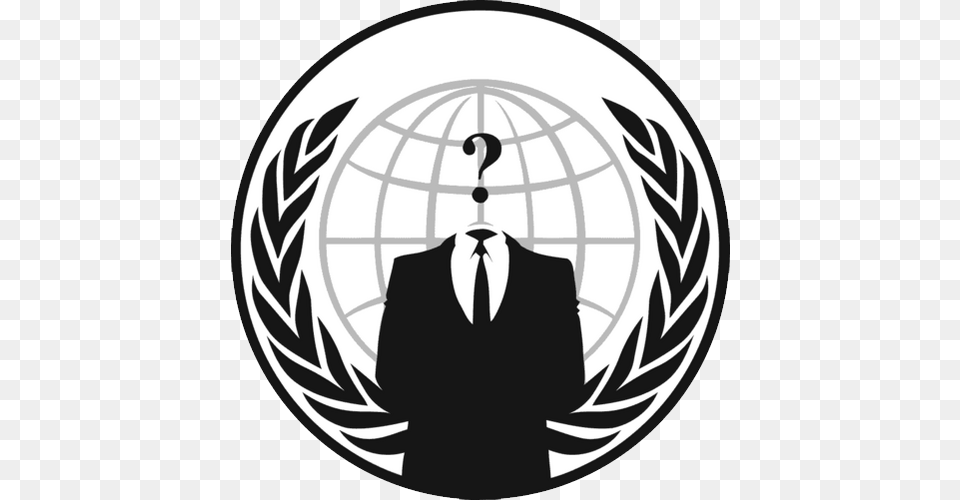 Anonymous Logo, Emblem, Symbol, Stencil, Clothing Free Transparent Png