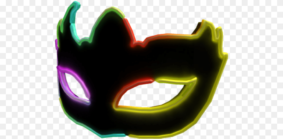 Anonymous Mask Carnaval Carnival Face Idk Niche Trend Carnival, Light, Neon, Smoke Pipe Free Transparent Png