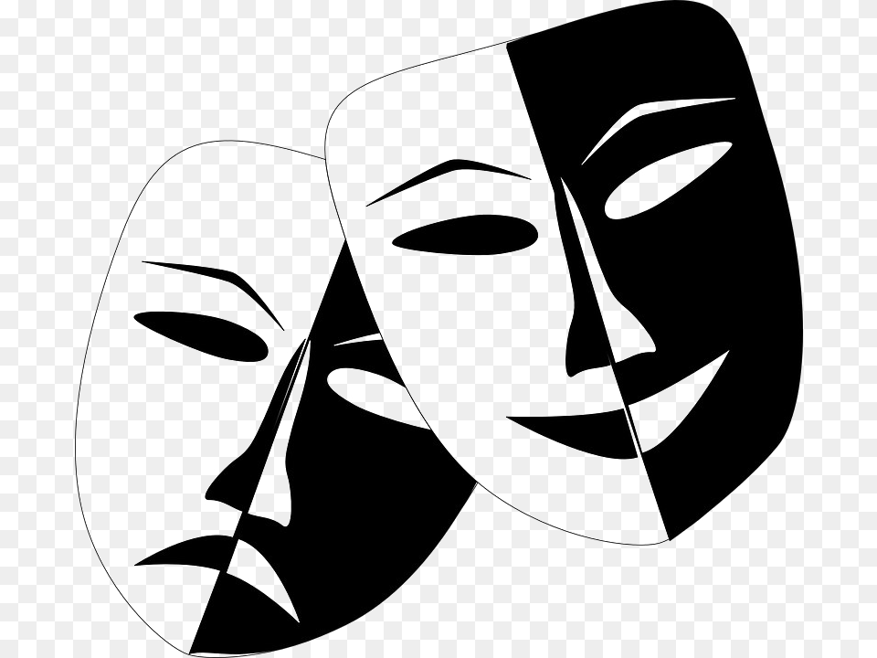 Anonymous Mask Image Download Theatre Masks, Stencil, Animal, Fish, Sea Life Free Png