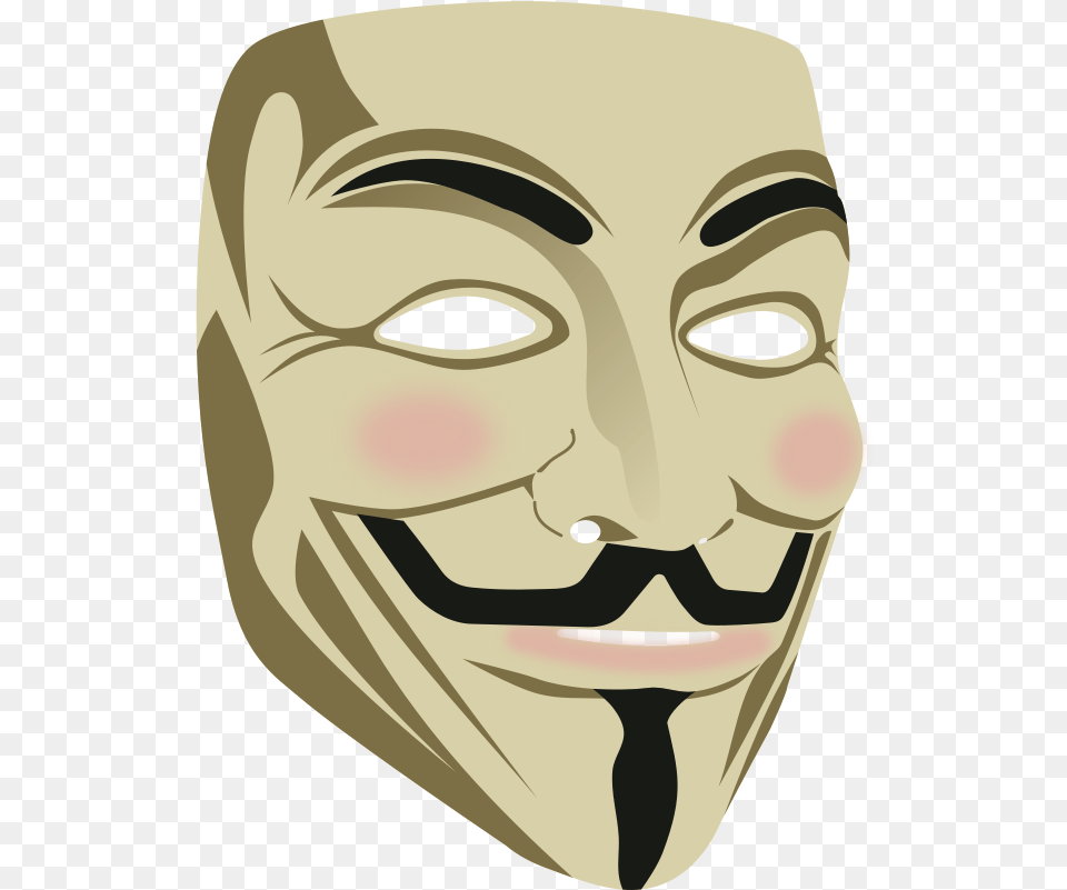 Anonymous Mask Vector Guy Fawkes Mask, Person, Face, Head Free Transparent Png
