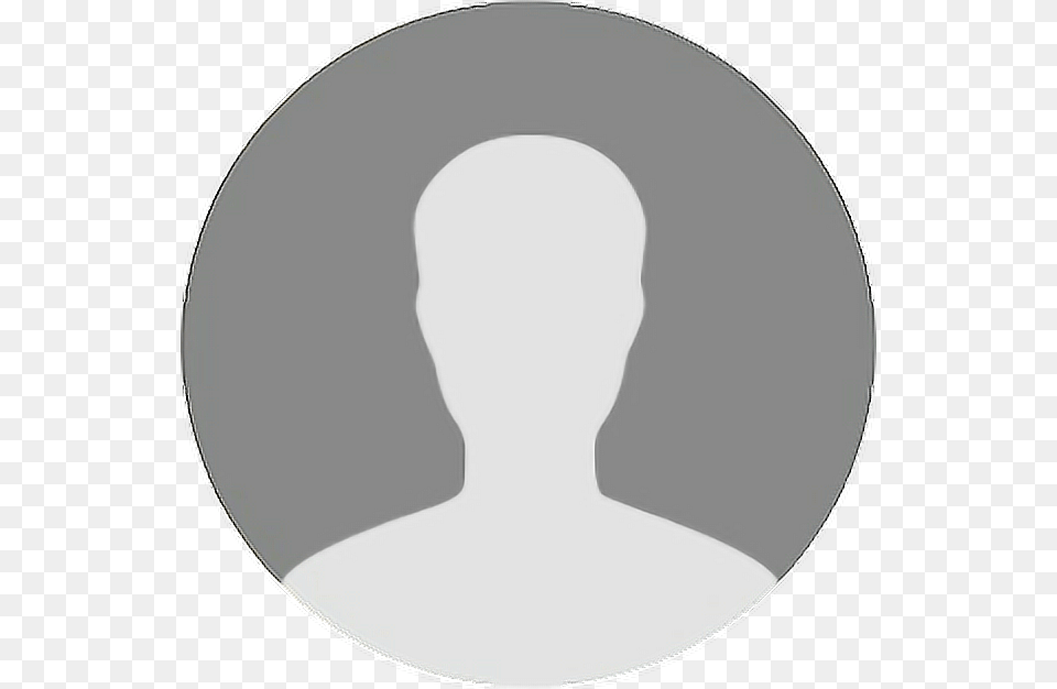 Anonymous Profile Grey Person Sticker Glitch Empty Profile Picture Icon, Photography, Silhouette, Body Part, Face Free Transparent Png
