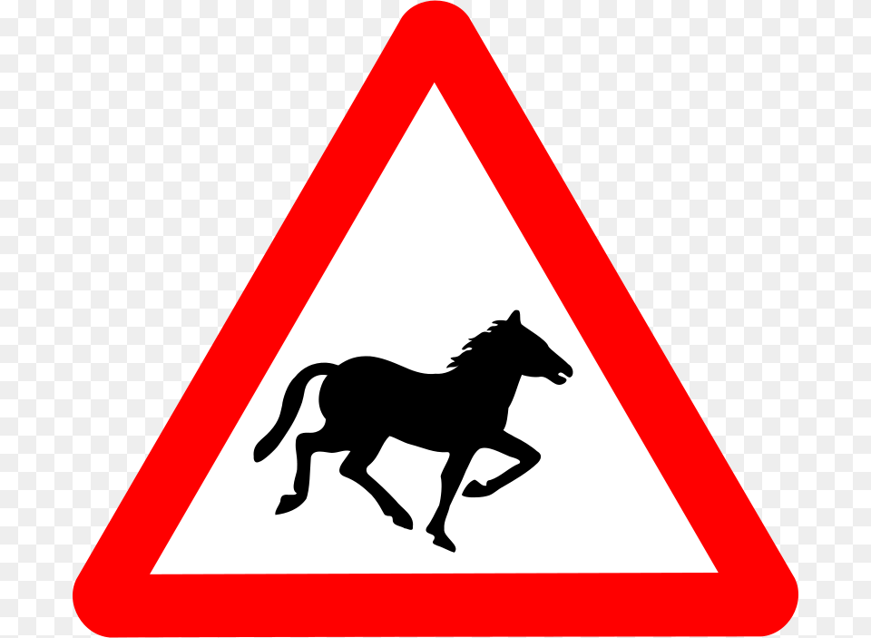 Anonymous Roadsign Horse, Sign, Symbol, Road Sign, Animal Free Png Download