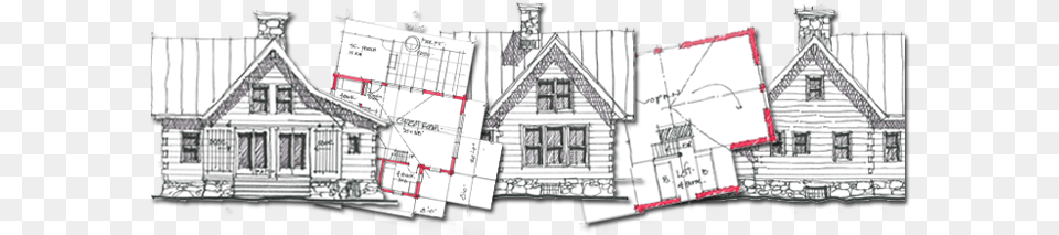 Another Benefit Of Real Log Homes And Its Design Process House, Art, Neighborhood, Drawing, Architecture Free Transparent Png