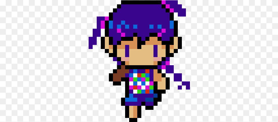 Another Day Of Omori Doodles Omori Pixel Art, Purple Free Png