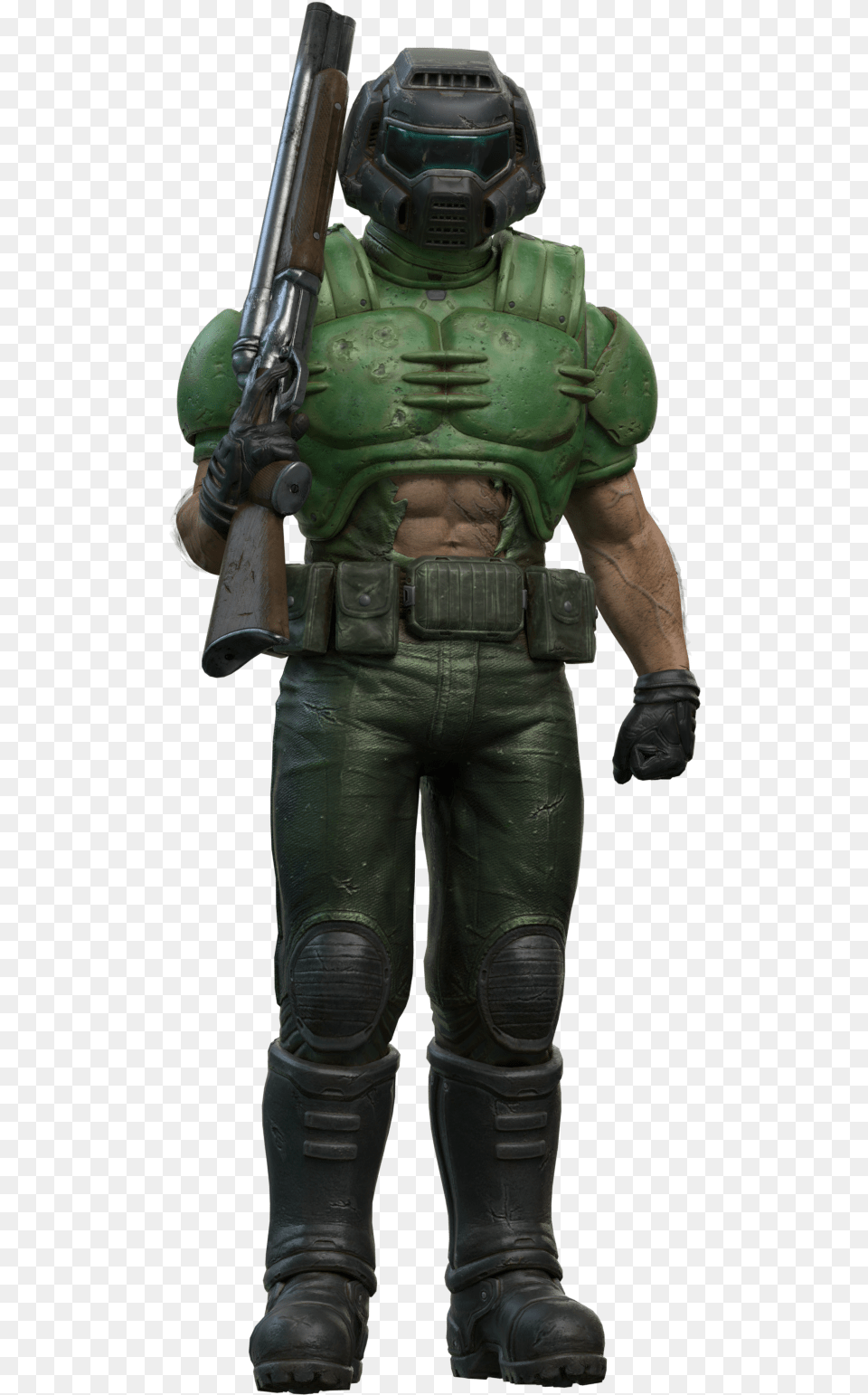 Another Doom Guy Render Updated Skin Shader Doomguy, Adult, Person, Male, Man Free Transparent Png
