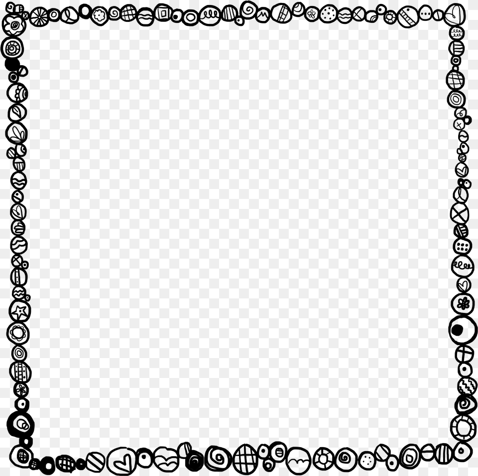 Another Border Transparent Black Doodle Borders, Gray Free Png Download
