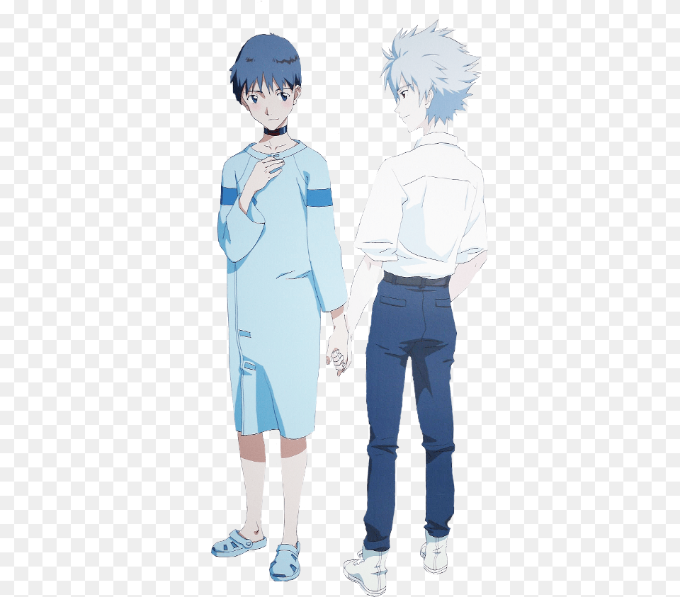 Another Kaworu And Shinji Transparent Shinji Ikari, Publication, Book, Comics, Adult Free Png