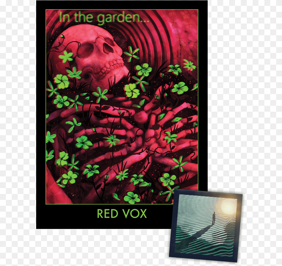 Another Light Cd Poster Red Vox Poster, Art, Painting, Plant, Graphics Png Image