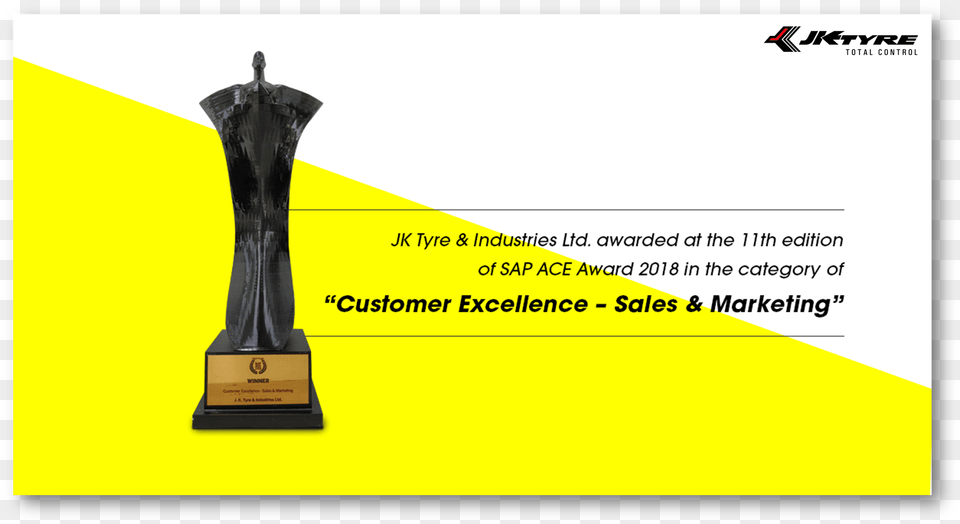 Another Milestone Towards Customer First And Total Jk Tyre, Trophy, Adult, Female, Person Png Image