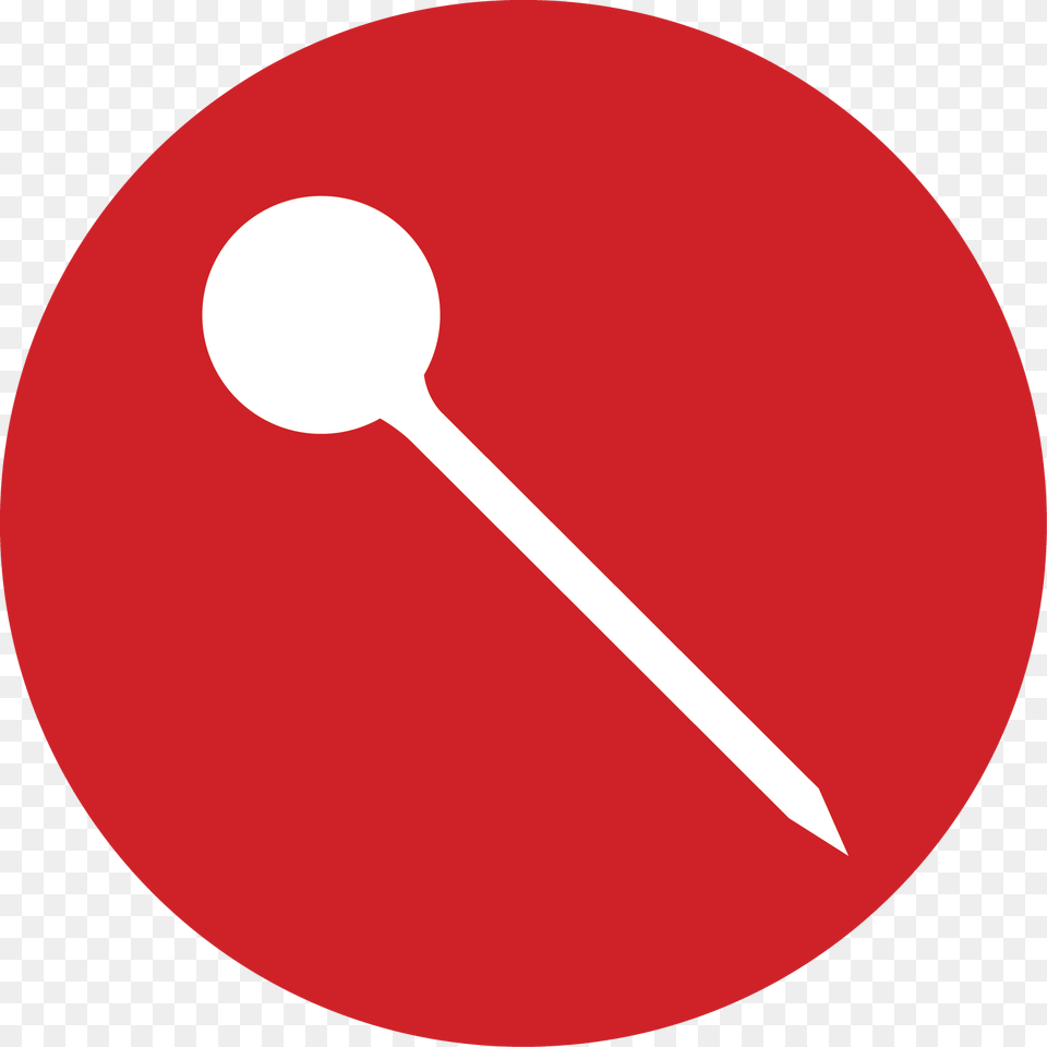 Another Red Pin Circle, Cutlery, Food, Sweets, Spoon Png Image