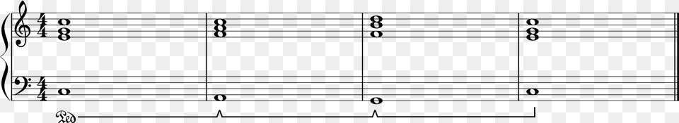 Another Way Of Notating The Pedal In Sheet Music Is Piano, Gray Free Png Download