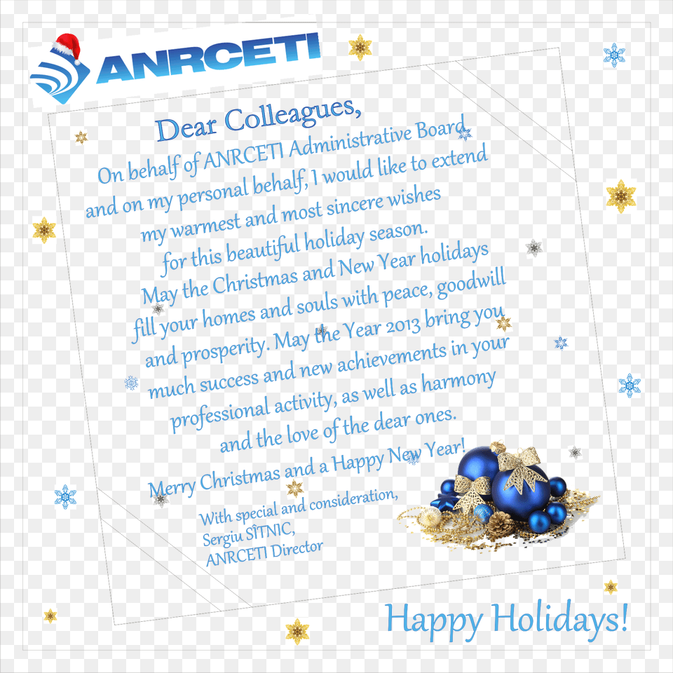 Anrceti Management Wishing You Happy Holidays Communication, Advertisement, Poster, Text, Accessories Free Png Download
