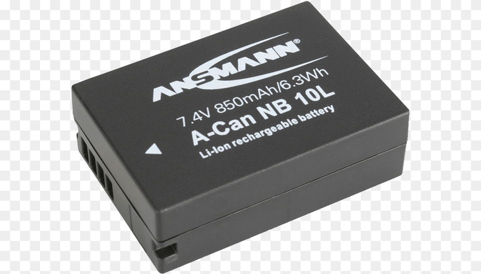 Ansmann Rechargeable For Canon Nb 10 L Ssd Kingston A400, Adapter, Box, Electronics Png