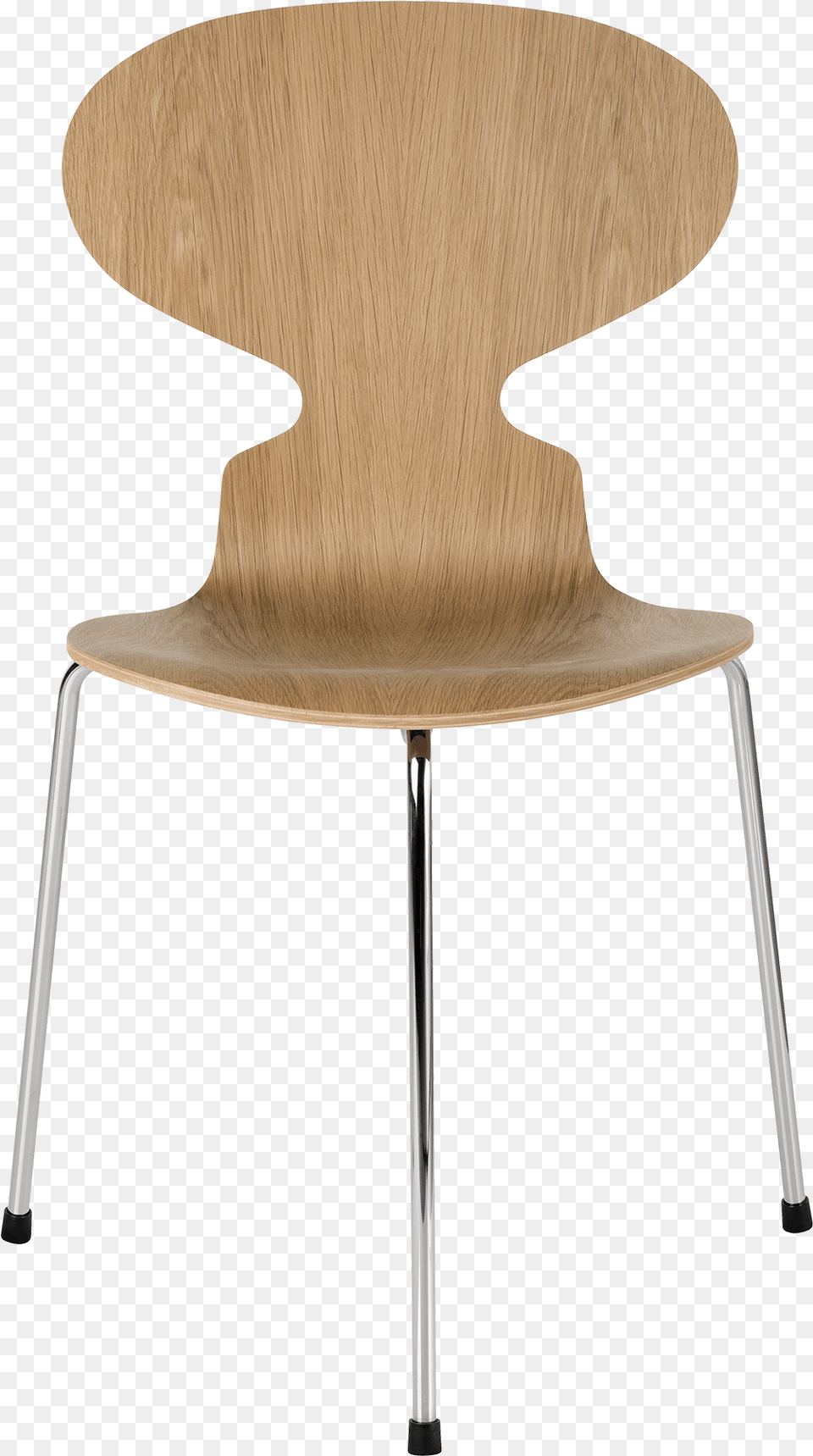 Ant Chair Arne Jacobsen Oak Veneer Chair 3 Leg, Furniture, Plywood, Wood Free Png Download