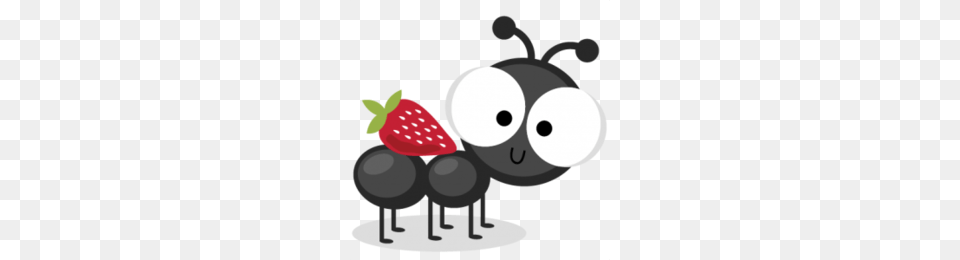 Ant Clipart, Strawberry, Berry, Produce, Food Png