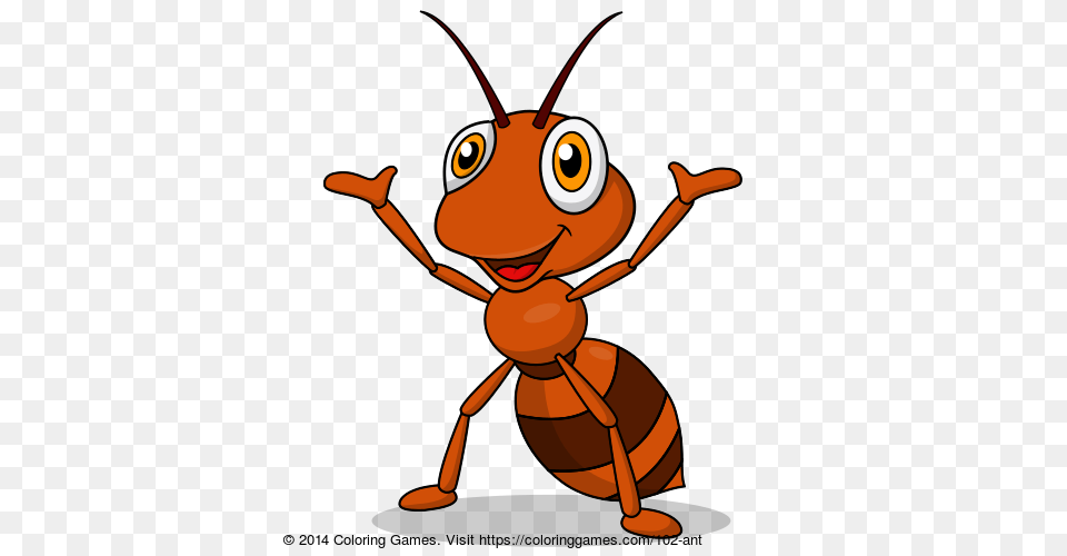 Ant Coloring For Kids Clip Art And Silhouette Imaged, Animal, Baby, Person Png