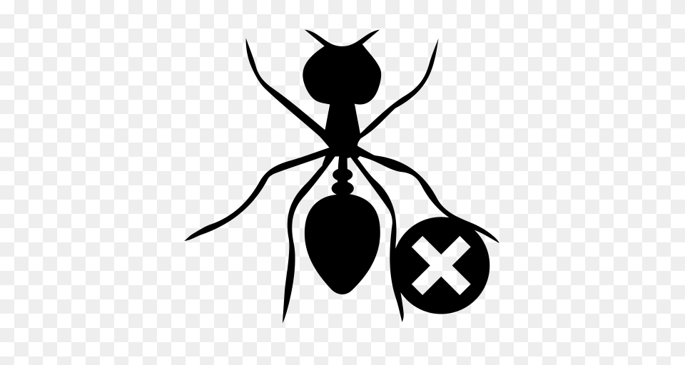 Ant Icon With And Vector Format For Unlimited Download, Gray Free Png