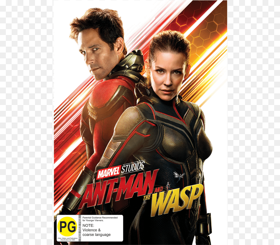 Ant Man And The Wasp Dvd Ant Man And The Wasp Blu Ray Cover, Advertisement, Adult, Male, Person Free Png Download