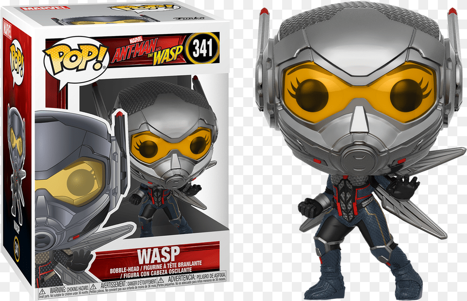 Ant Man And The Wasp Funko Pop Marvel Wasp, Helmet, Alien, Person, Robot Png