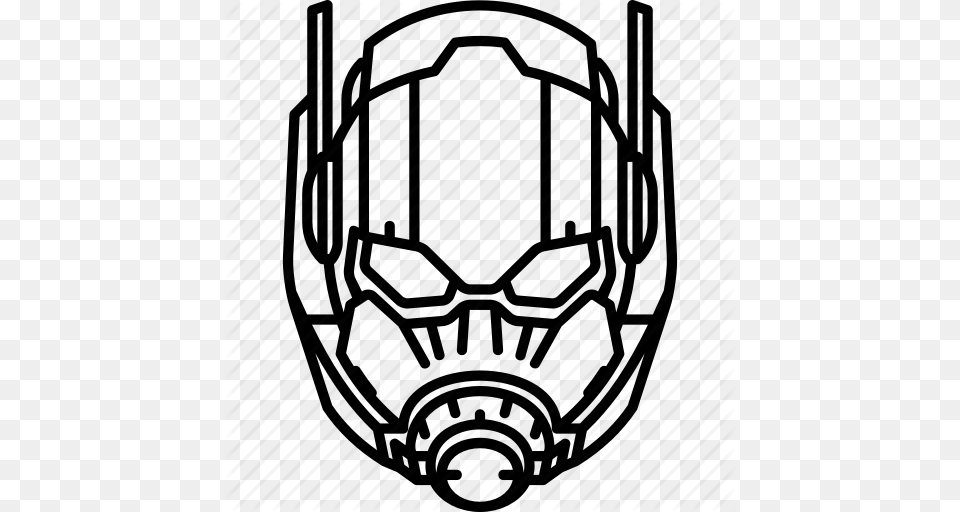 Ant Man Helmet Marvel Mcu Movie Scott Lang Suit Icon, Baseball, Baseball Glove, Clothing, Glove Free Png Download