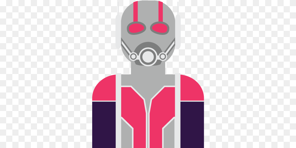 Ant Man Illustration, Robot, Device, Grass, Lawn Png Image