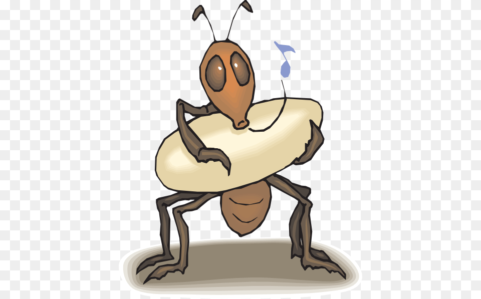 Ant Rocking Egg To Sleep Svg Clip Arts 486 X 597 Px, Animal, Baby, Person, Insect Free Png Download