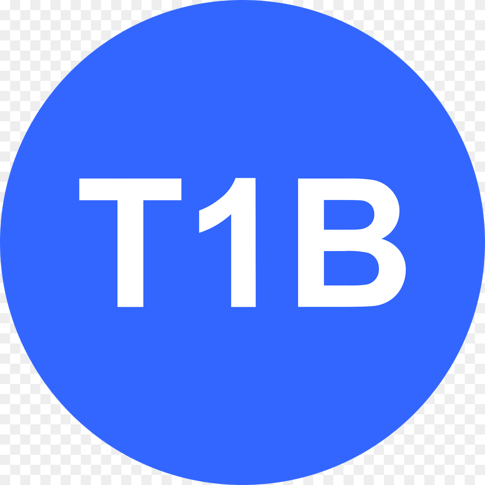 Antalya Public Transport T1b Symbol Clipart, Logo, Disk Free Transparent Png