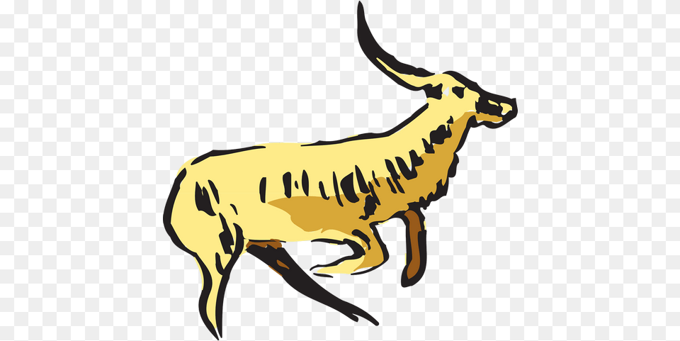 Antelope Animal Horns Jumping Transparent Images U2013 Clip Art, Mammal, Canine, Dog, Pet Free Png Download