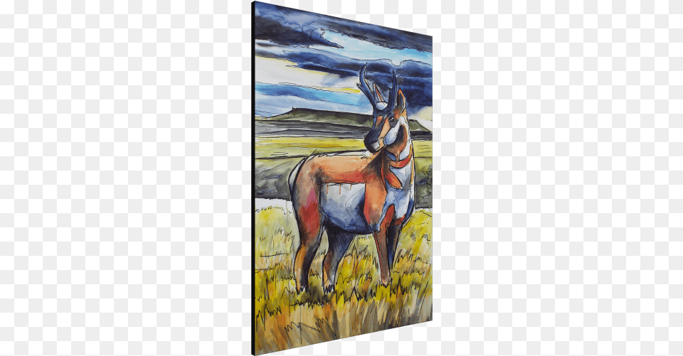 Antelope Antelope Metal Wall Art Set Of, Painting, Animal, Wildlife, Mammal Free Png Download