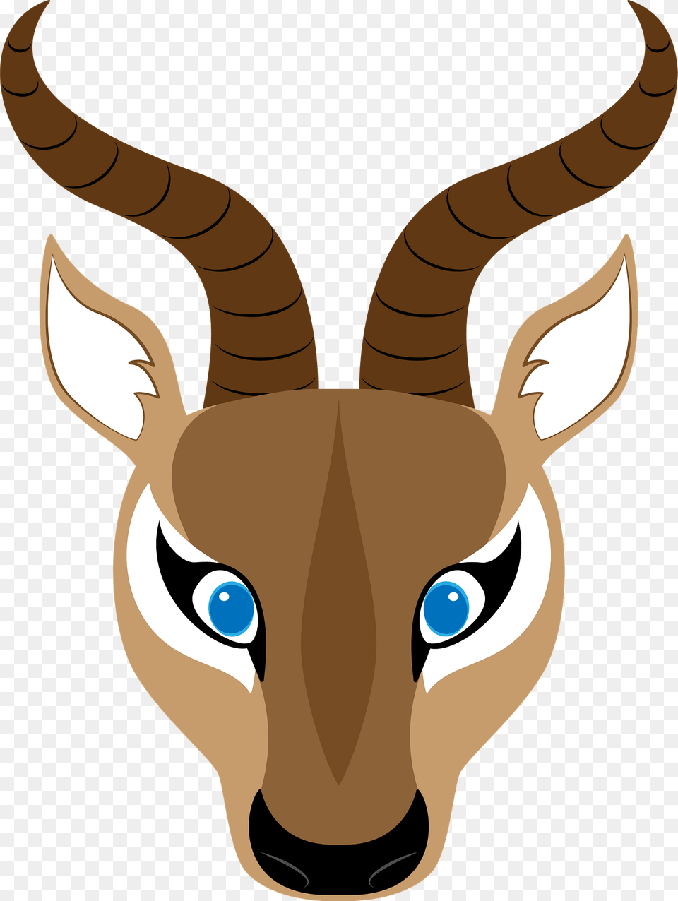 Antelope Face Clipart, Animal, Impala, Mammal, Wildlife Free Png Download