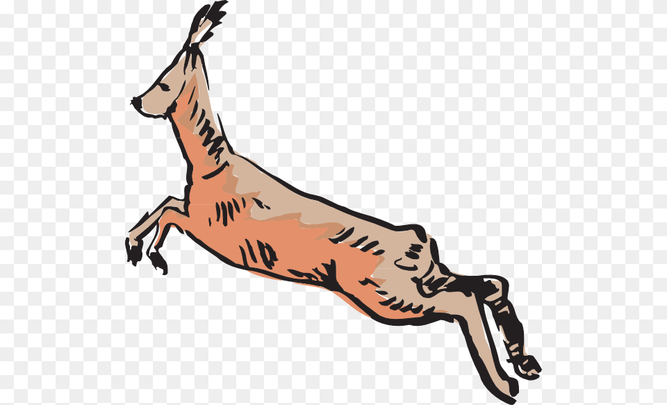 Antelope Jumping Clip Art, Animal, Mammal, Person Free Png