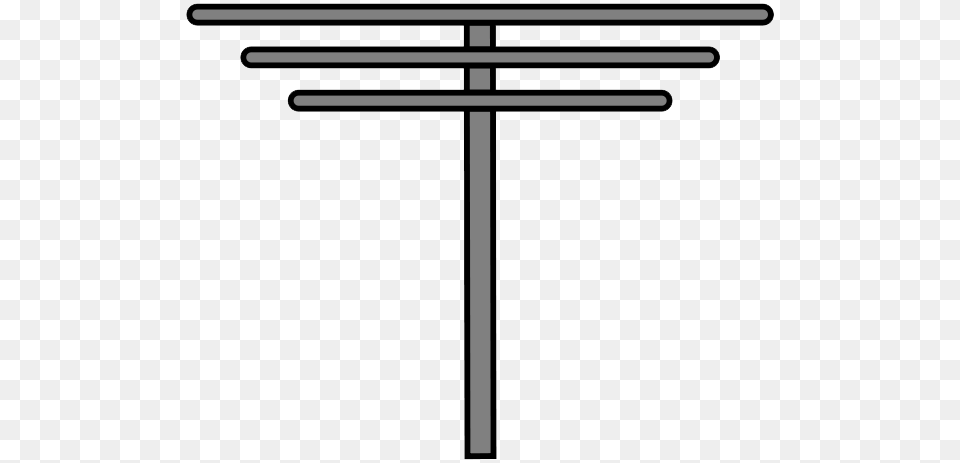 Antenna Clipart, Utility Pole, Cross, Symbol Png