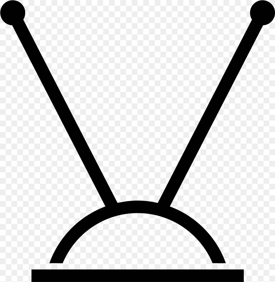 Antenna Clipart Cartoon Tv, Gray Free Png Download