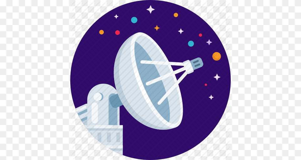 Antenna Dish Satellite Space Star Icon, Electrical Device, Radio Telescope, Telescope Free Png