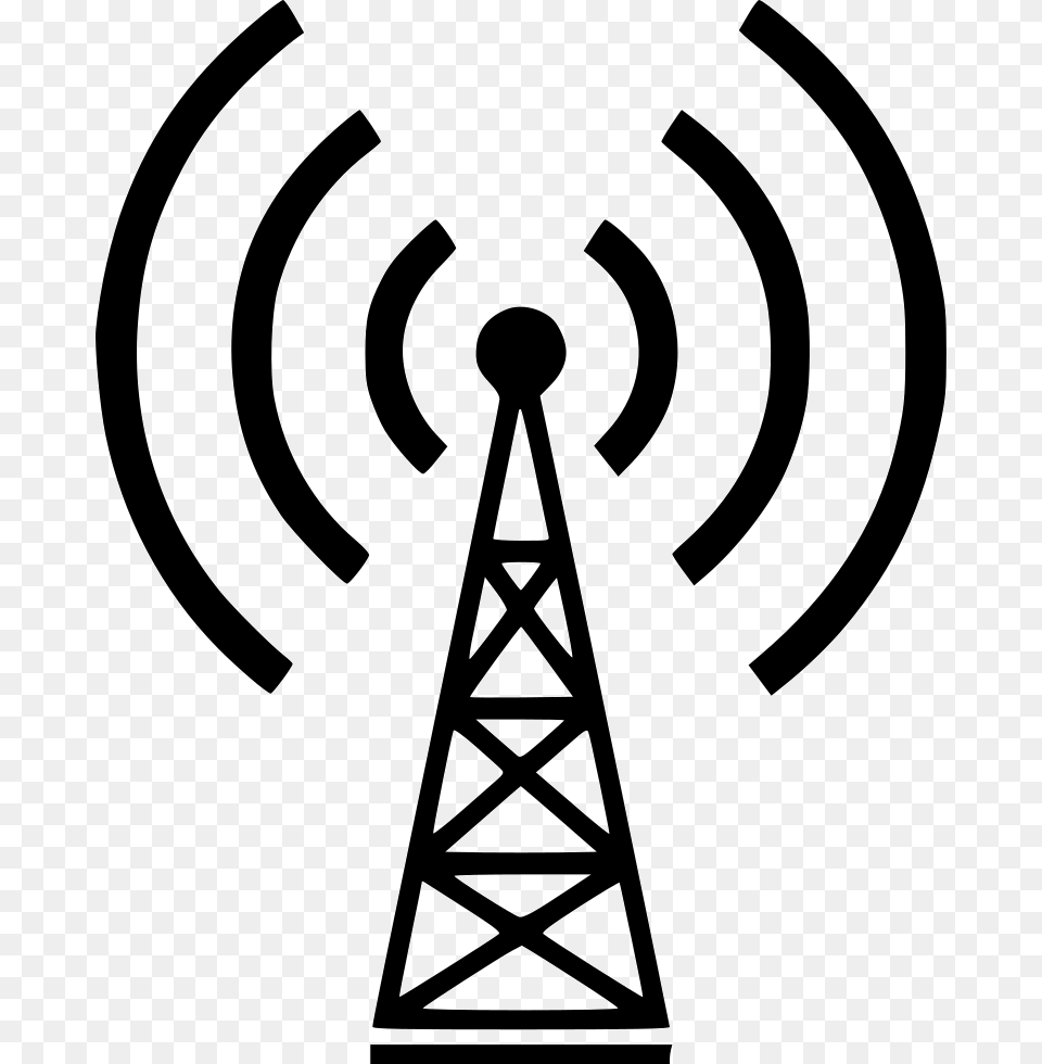 Antenna Icon Radio Tower Clipart, Cable, Power Lines, Electric Transmission Tower Free Transparent Png