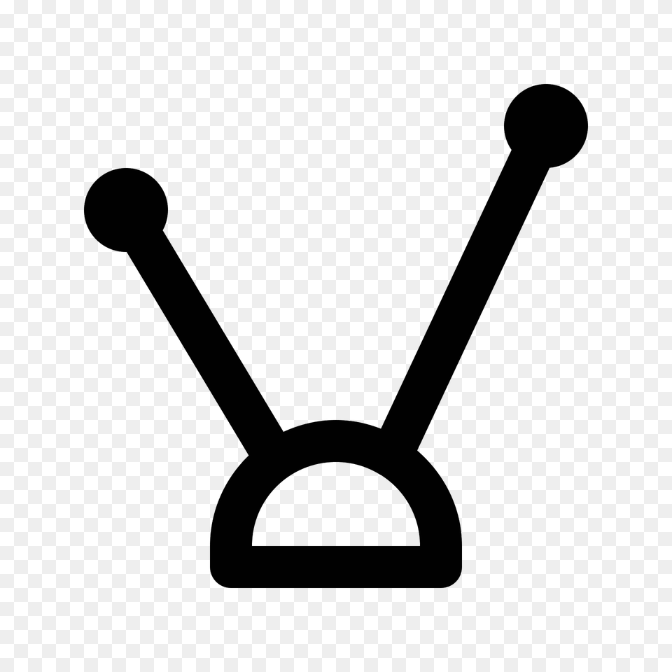 Antenna Tv Icon, Gray Free Png