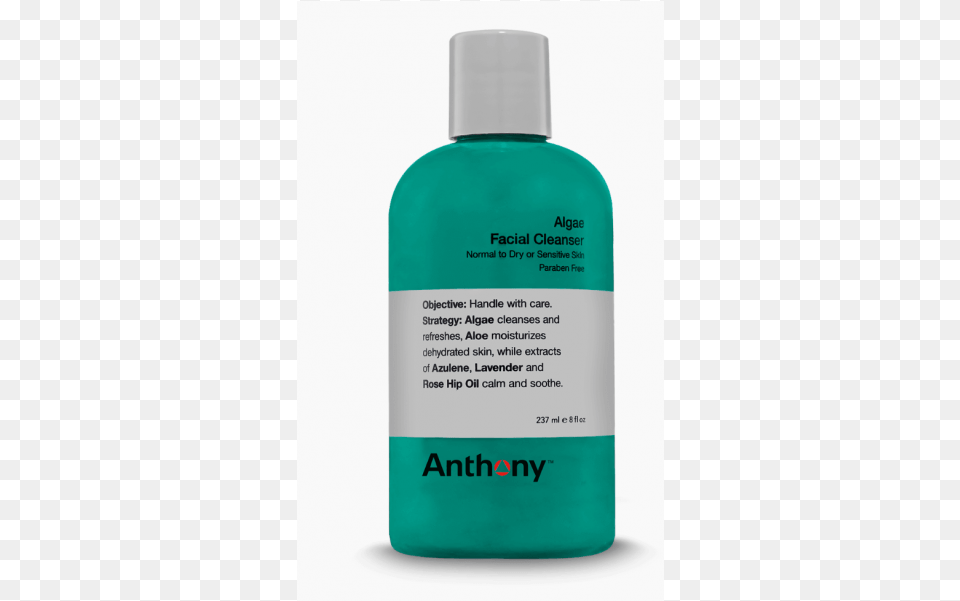 Anthony Algae Facial Cleanser For Men 8 Fl Oz Bottle, Shampoo, Cosmetics, Perfume Free Png