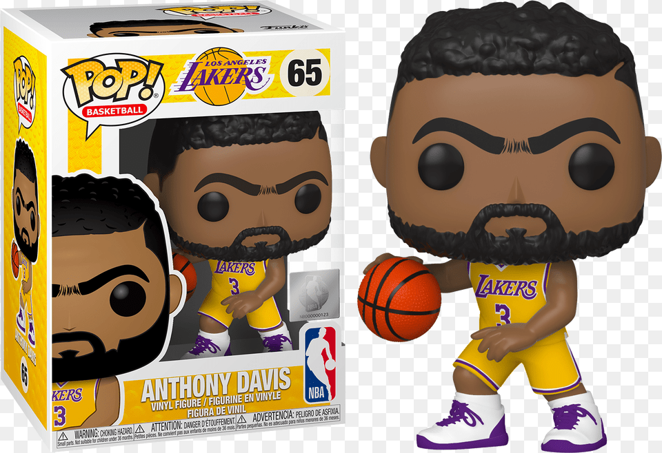 Anthony Davis Funko Pop Lakers, Sport, Ball, Basketball, Basketball (ball) Png