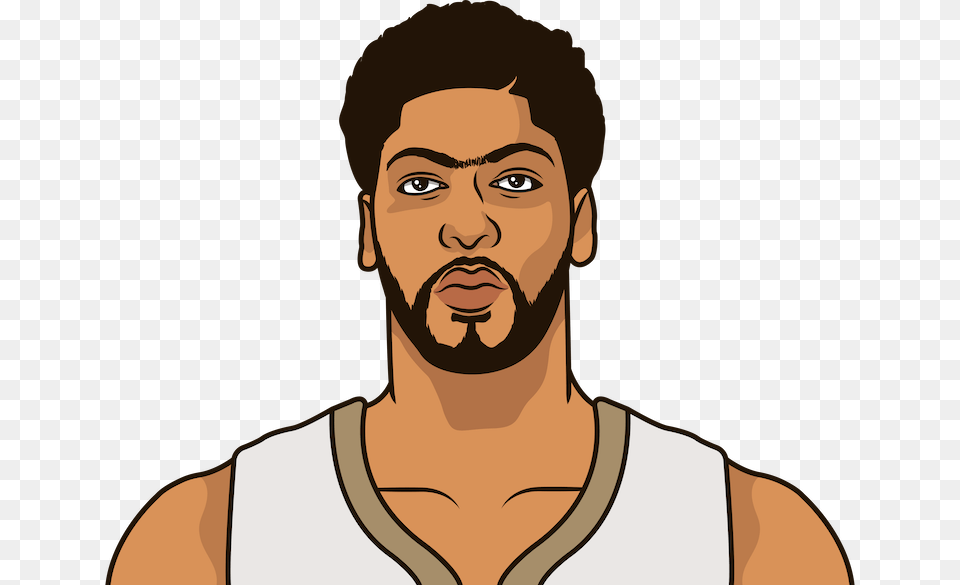 Anthony Davis Had A Double Double With 43 Points And Victor Oladipo Cartoon, Portrait, Body Part, Face, Head Free Transparent Png