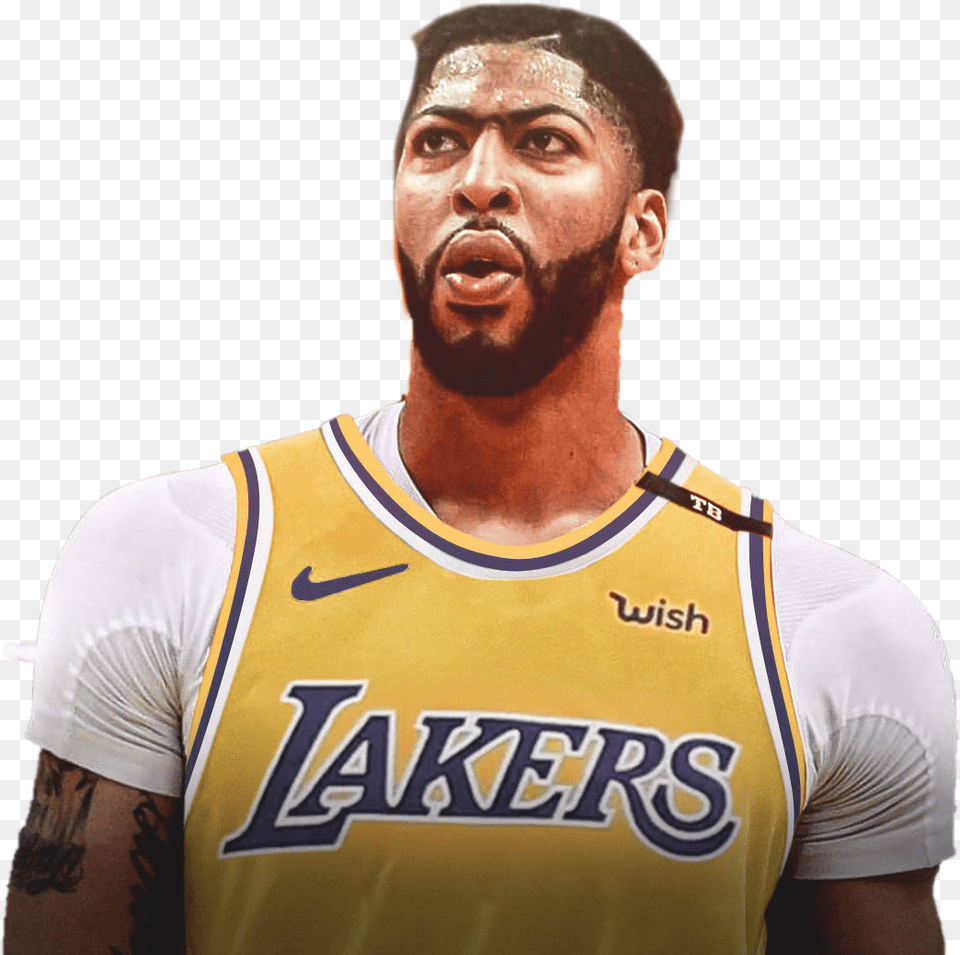 Anthony Davis Image Background Anthony Davis Lakers Jersey, Adult, Person, Man, Male Free Transparent Png