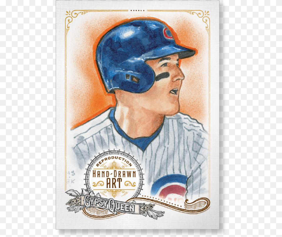 Anthony Rizzo Photograph, Person, People, Helmet, Adult Free Png