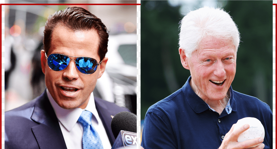 Anthony Scaramucci Parties With The Clintons On Marthas Gentleman, Accessories, Finger, Hand, Male Free Png Download
