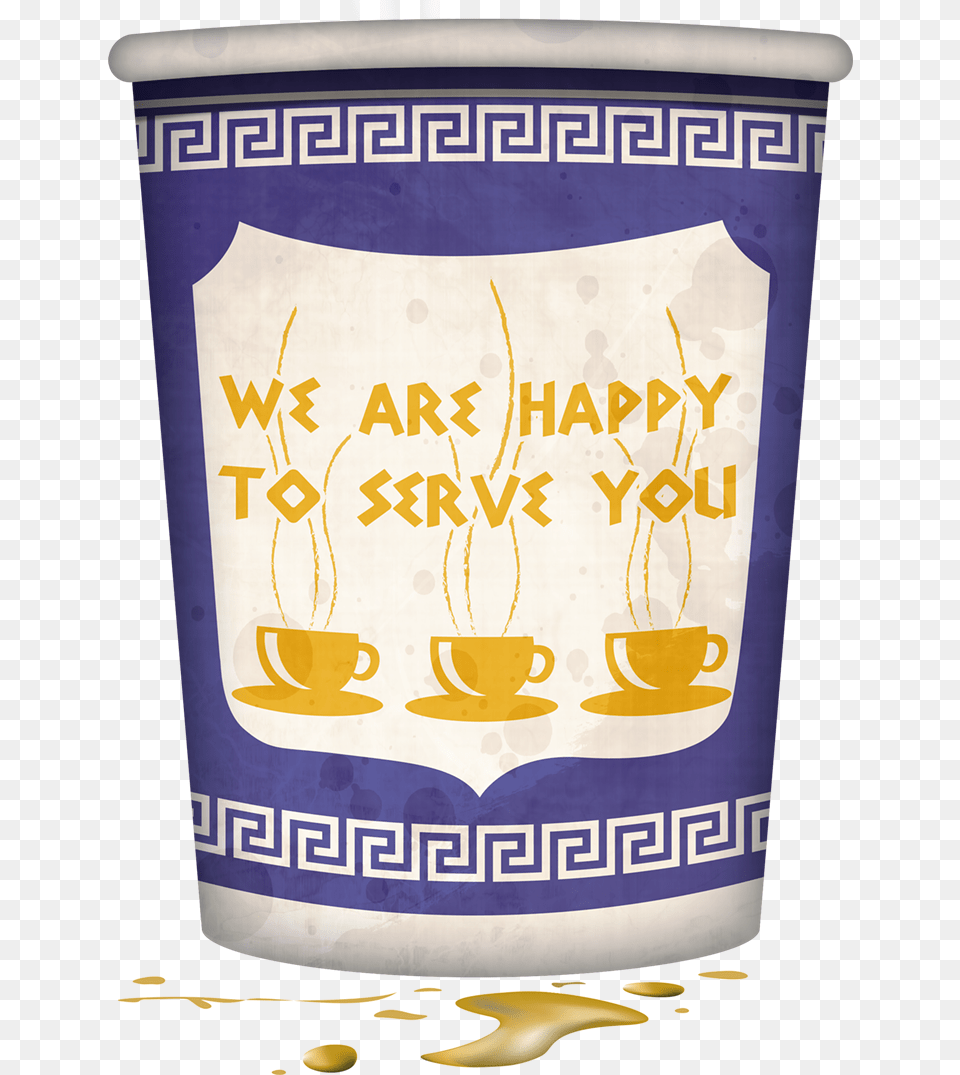 Anthora Cup Emoji We Are Happy To Serve You Cup, Beverage, Coffee, Coffee Cup, Dairy Free Transparent Png