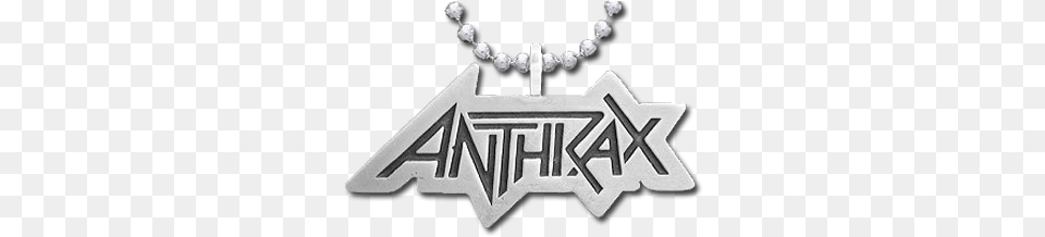 Anthrax Sterling Silver Pendant Amp Chain Silver, Accessories, Jewelry, Necklace, Cross Free Png Download