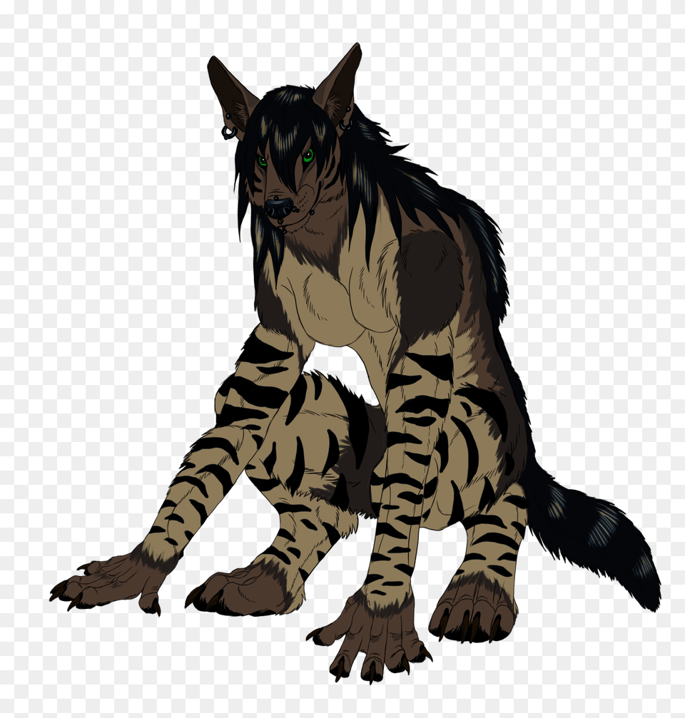 Anthro Brown Hyena Weasyl, Animal, Lion, Mammal, Wildlife Free Png