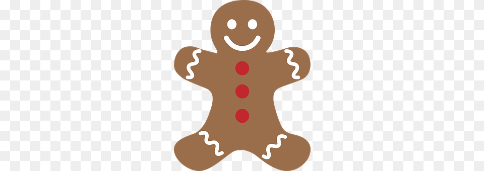 Anthropomorphic Cookie, Food, Sweets, Gingerbread Png Image