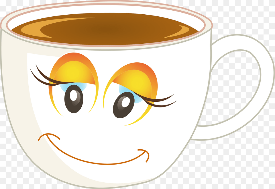 Anthropomorphic Clipart, Cup, Beverage, Coffee, Coffee Cup Free Png