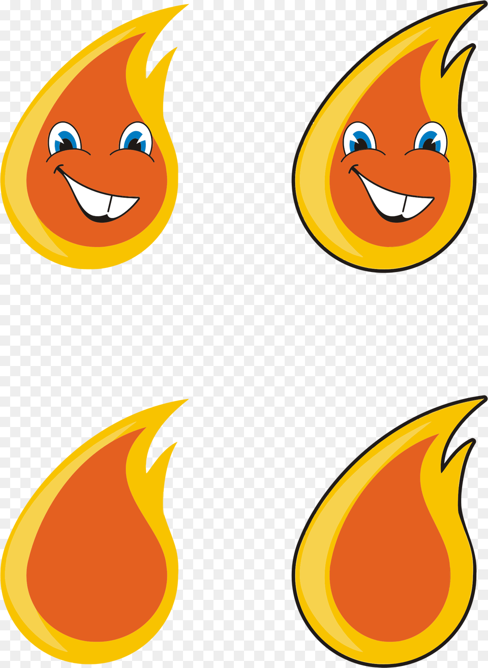 Anthropomorphic Flame Clip Arts Cartoon Flame Png