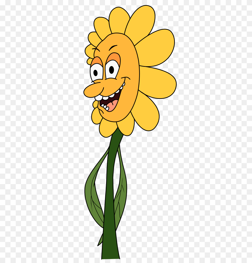 Anthropomorphic Plant Flower Cartoon Clipart Cartoons, Daisy, Sunflower Png